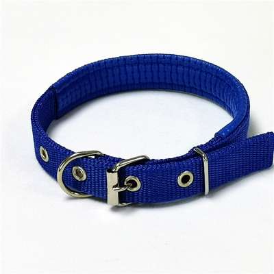 Blue  leather dog leash dog leash supplier